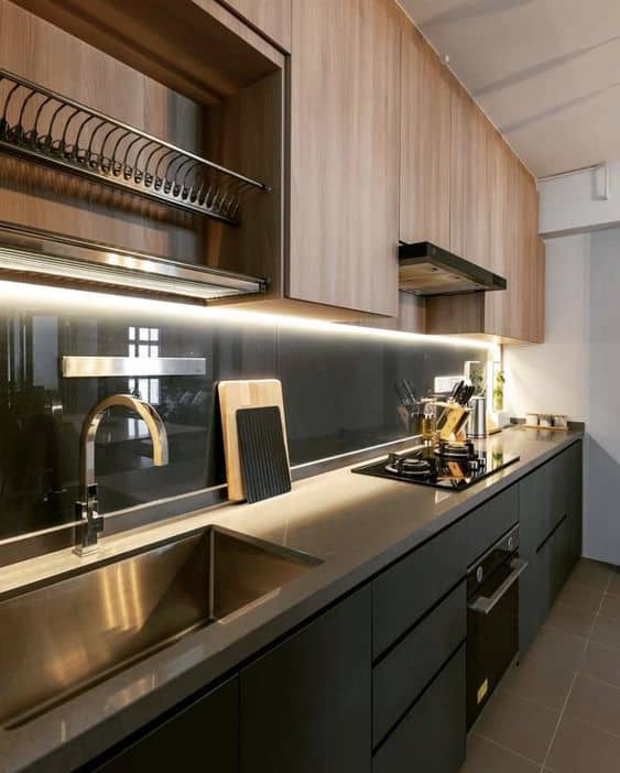 Tủ bếp nên đặt ở đâu để gia chủ làm ăn tốt 10 Tủ bếp bluecons