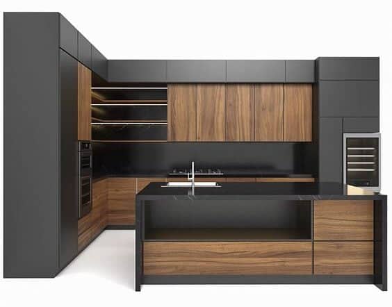 Tủ bếp nên đặt ở đâu để gia chủ làm ăn tốt 5 Tủ bếp bluecons