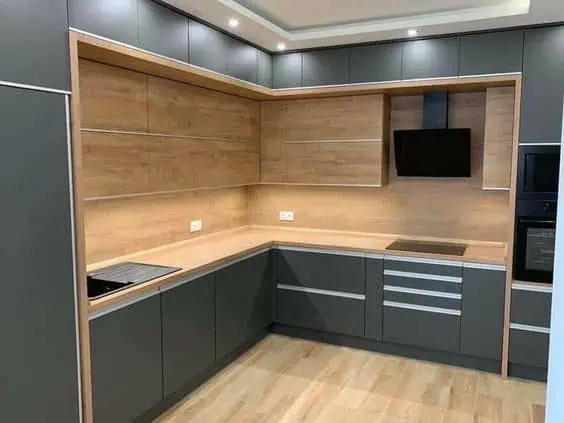 Tủ bếp gỗ đẹp 