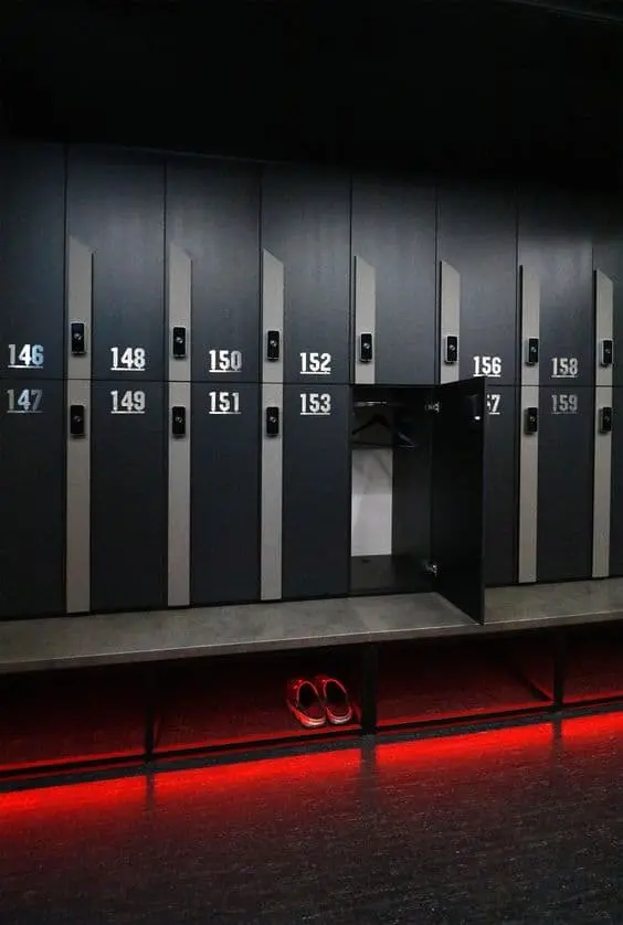 Tủ locker kết hợp đèn