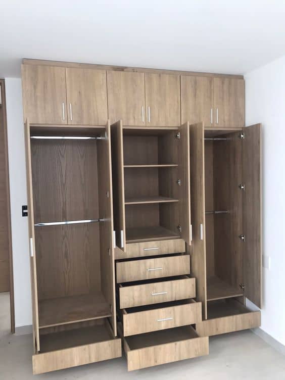 17 Mẫu Tủ Quần Áo Gỗ Đang Được Ưa Chuộng 19 Tủ quần áo gỗ