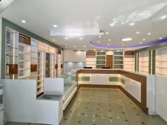 Tủ trưng bày mỹ phẩm