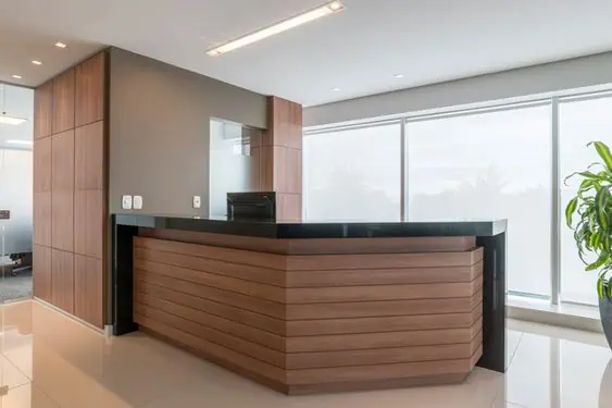 Mẫu quầy lễ tân spa