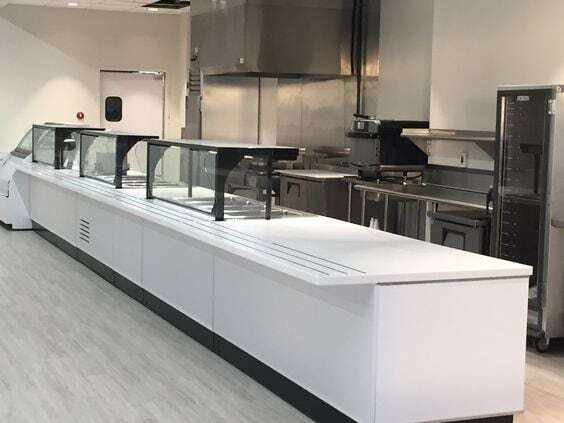 Quầy line buffet 