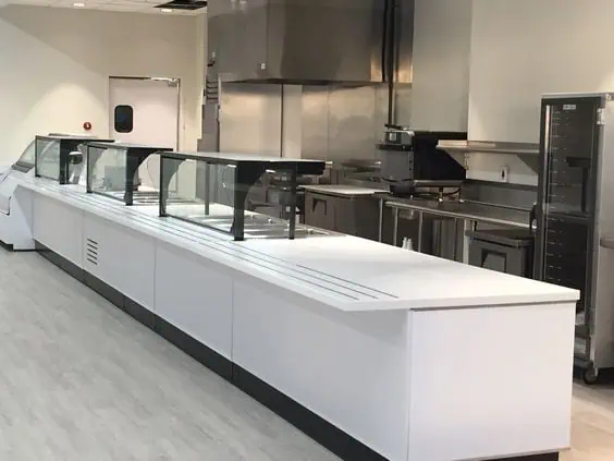 Quầy line buffet 