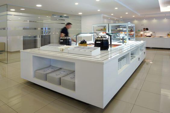  Quầy line buffet 
