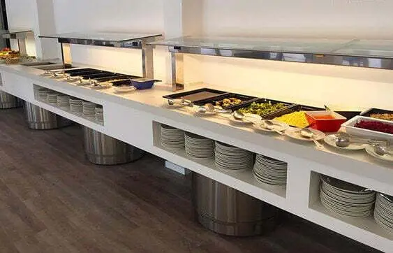 Quầy line buffet