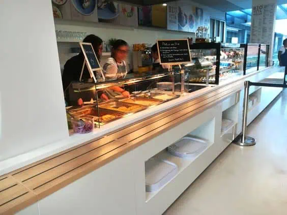  Quầy line buffet 