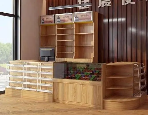 Mẫu quầy thu ngân nhà sách đẹp