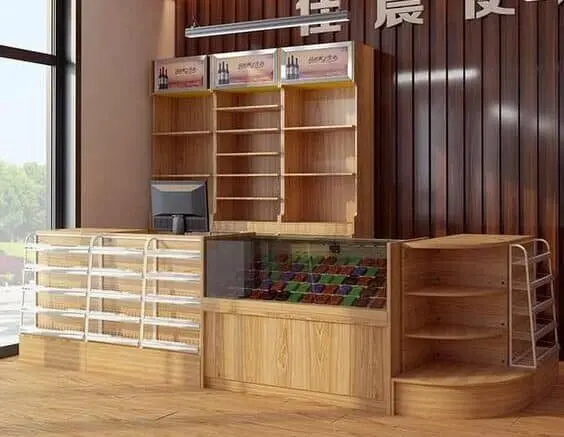 Mẫu quầy thu ngân nhà sách đẹp