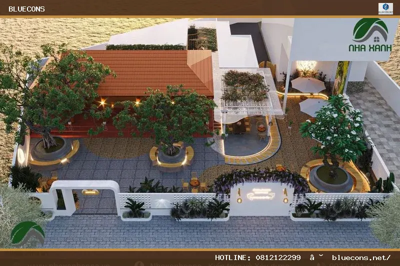 #25 Thiết kế thi công quán cafe đơn giản – hình ảnh Bluecons