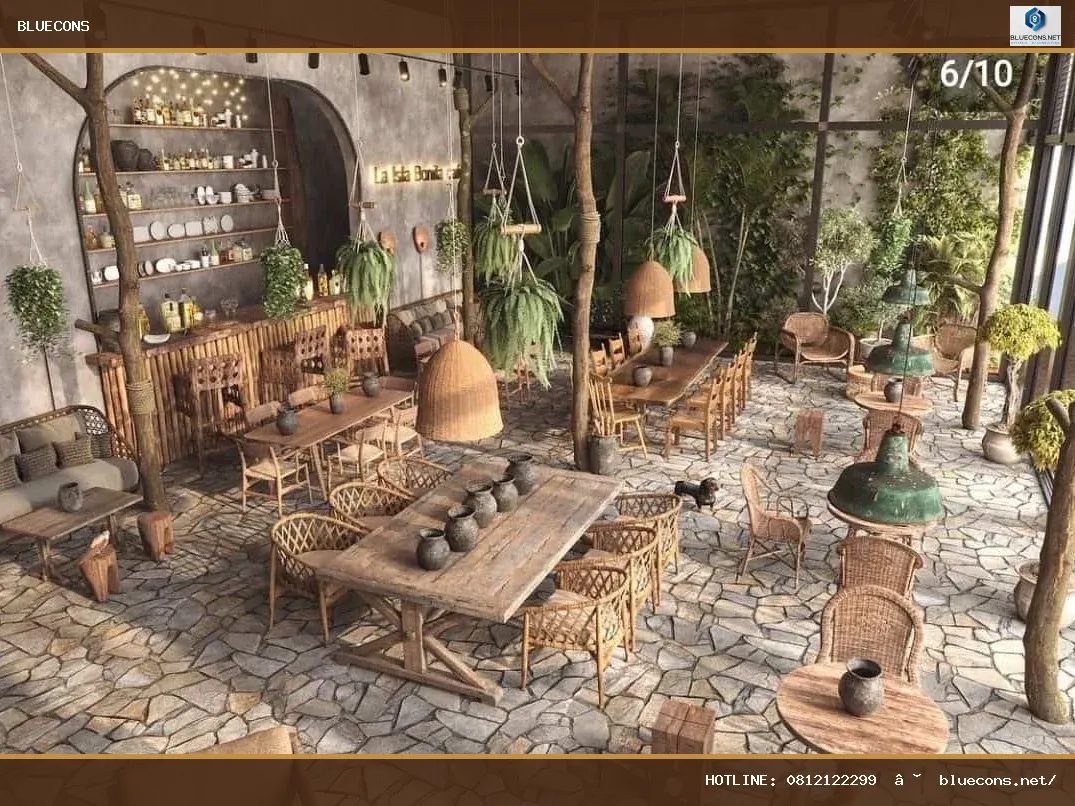 #25 Thiết kế thi công quán cafe đơn giản – hình ảnh Bluecons