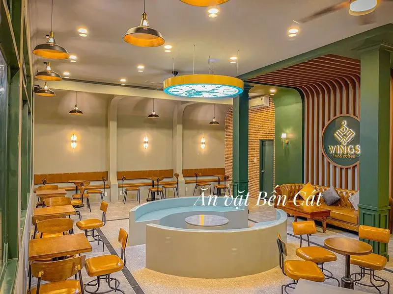 Hình ảnh quán cafe thân thiện môi trường