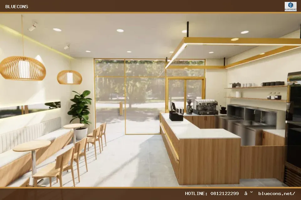#32 Thi công quán cafe container – hình ảnh Bluecons