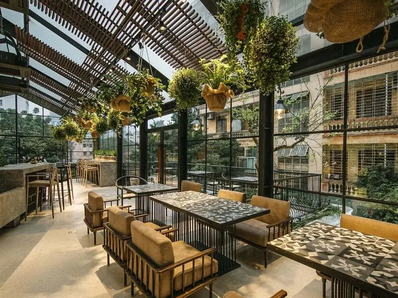 quán cafe sân vườn