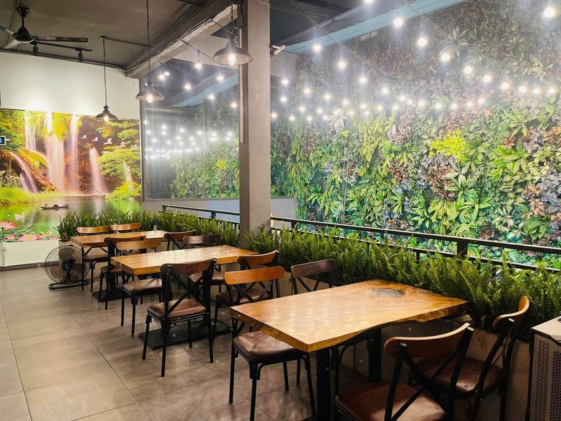 Thi công quán cafe bàn giao quán 2