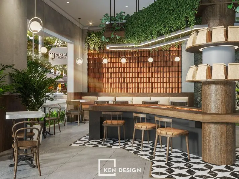Mẫu thiết kế quán cafe 2025