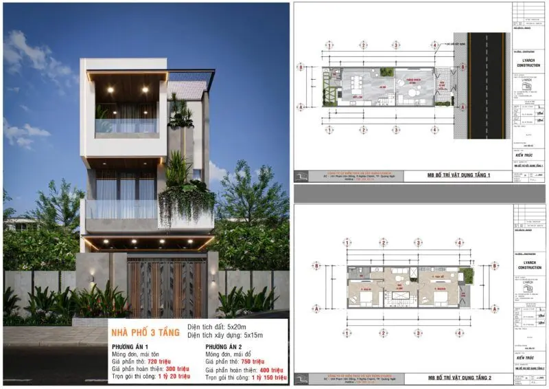Hình ảnh thi công xây dựng nhà phố