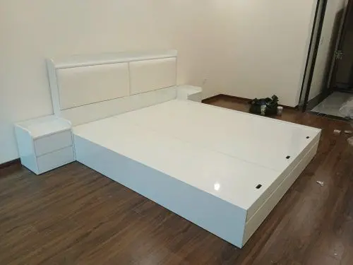 Giường ngủ gỗ MDF phủ melamine