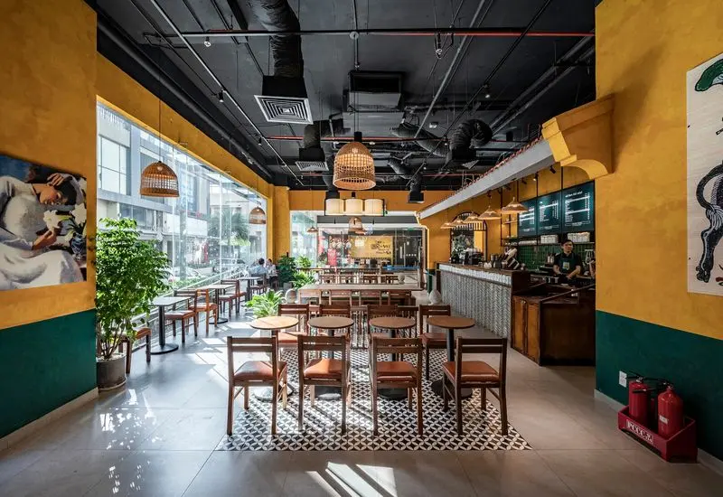 Không gian nội thất quán cafe Thảo Điền