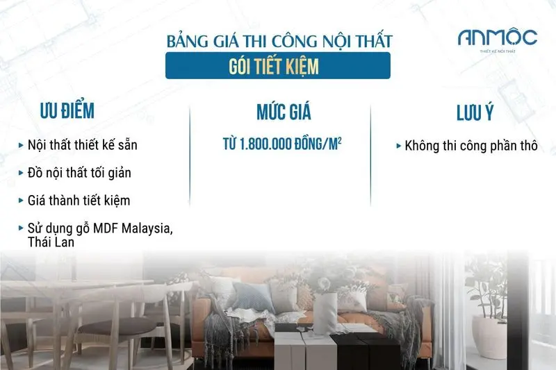 Hình ảnh báo giá thi công nội thất giá rẻ