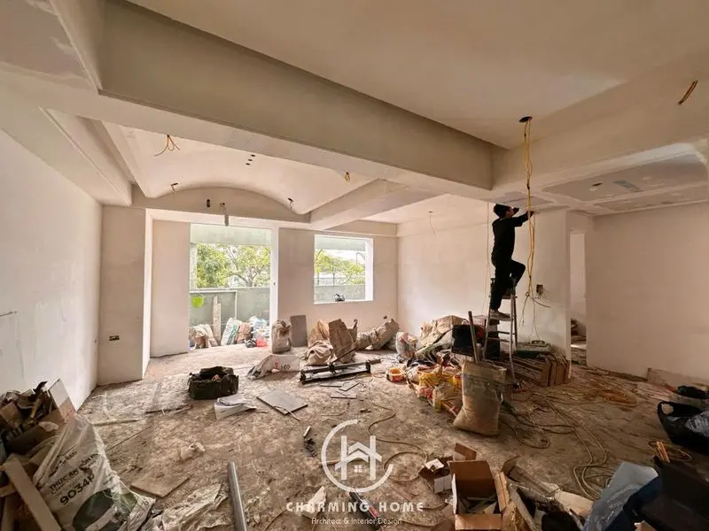 Hình ảnh sửa chữa chung cư Long Biên