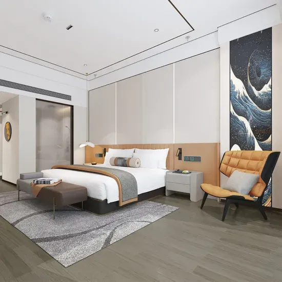 Deluxe Five Star Resort SPA High Quality Wooden Hotel Guest Room Furniture