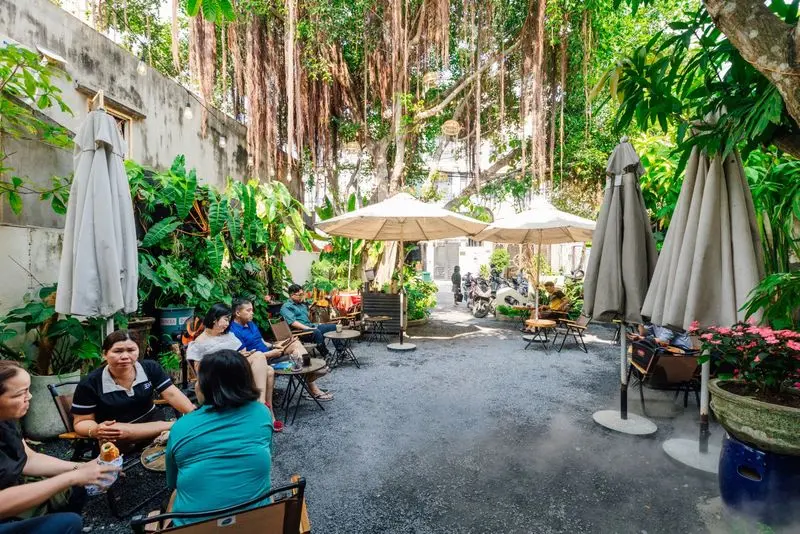 Không gian nội thất quán cafe đẹp