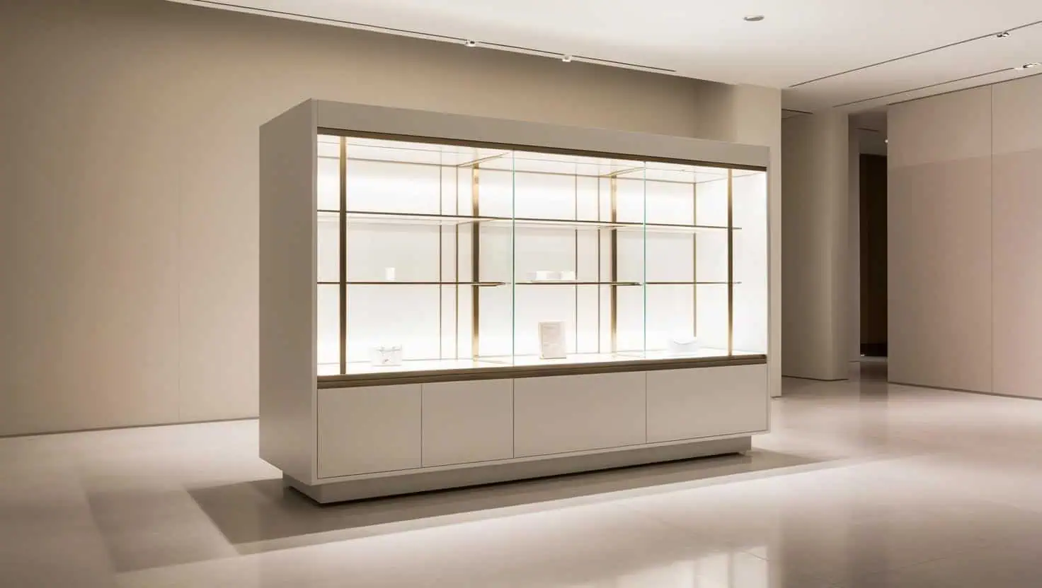 Lắp đặt tủ trưng bày 10m2