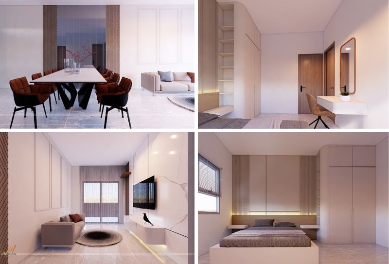 Hình ảnh hoàn thiện căn hộ của chị Hà