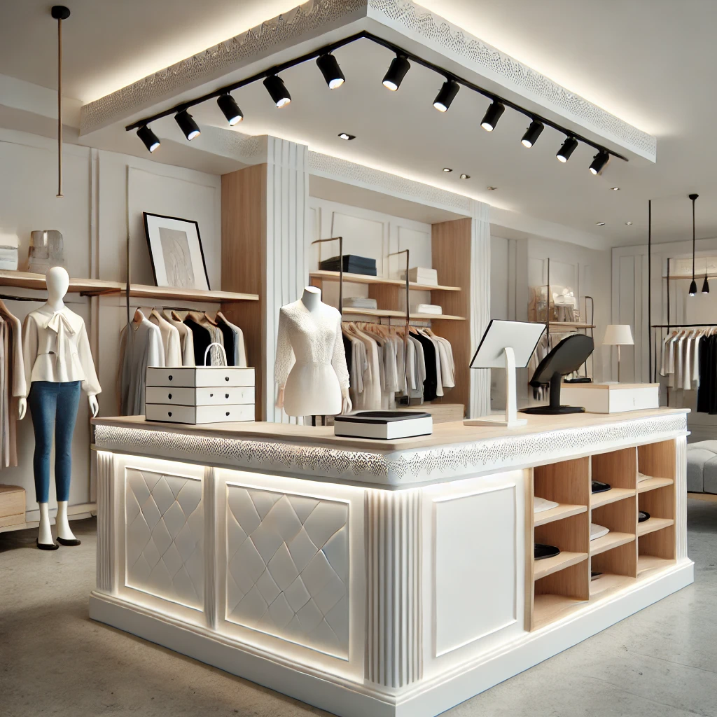 Quầy Thu Ngân Cho Shop Quần Áo (2) Quầy Thu Ngân Cho Shop Quần Áo (2)