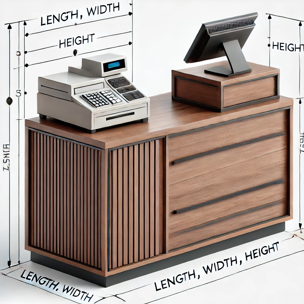 Quầy Thu Ngân Kích Thước Chuẩn 7 Quầy Thu Ngân Kích Thước Chuẩn 7