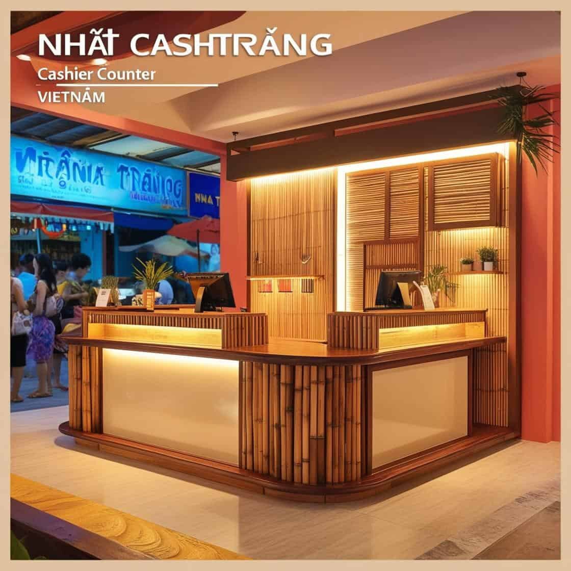 Quầy Thu Ngân Thiết Kế Độc Đáo Tại Nha Trang Quầy Thu Ngân Thiết Kế Độc Đáo Tại Nha Trang