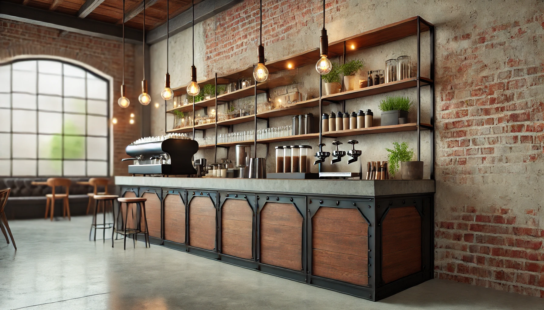Quầy bar cafe đơn giản 4 Quầy Bar Cafe đơn Giản 4