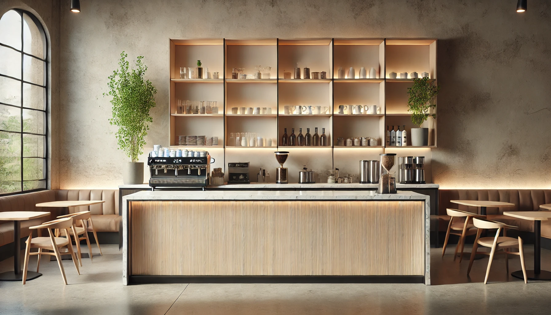 Quầy bar cafe đơn giản 6 Quầy Bar Cafe đơn Giản 6