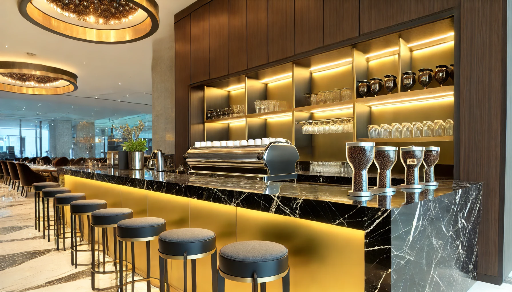Quầy Bar Quán Cafe Hiện đại 2