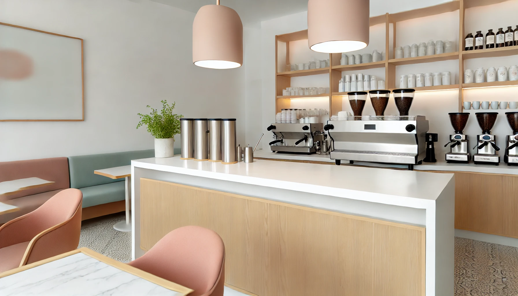 Quầy Bar Quán Cafe Hiện đại 3
