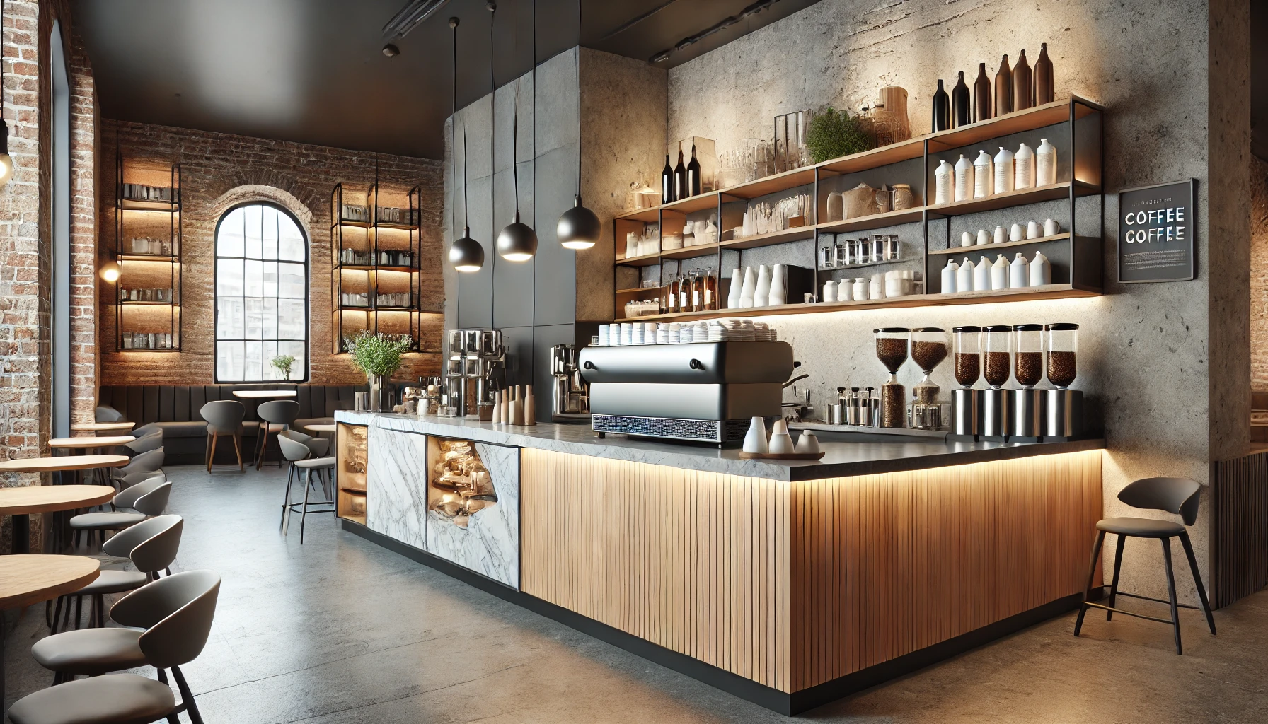 Quầy Bar Quán Cafe Hiện đại 7