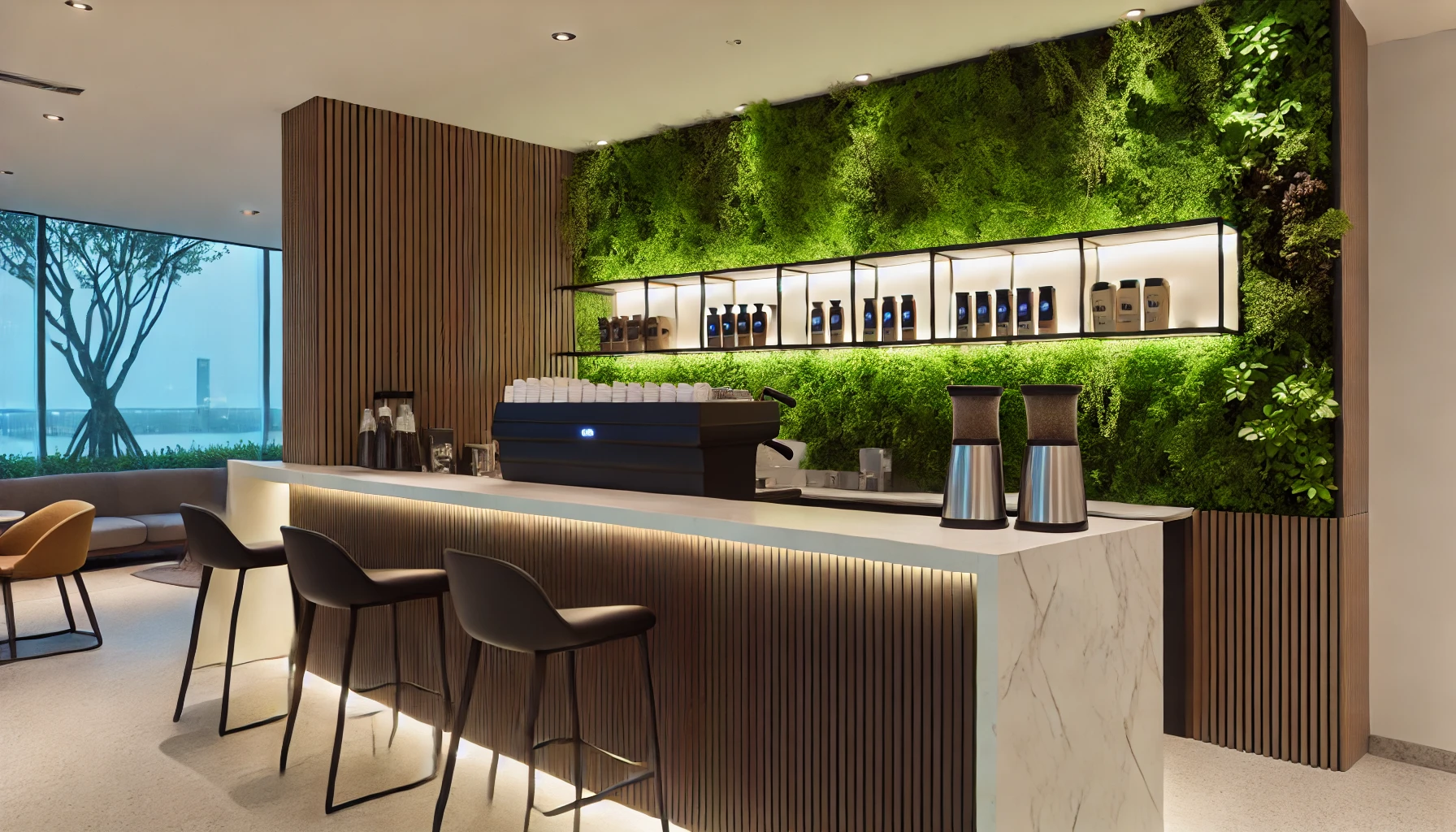 Quầy Bar Quán Cafe Hiện đại 9