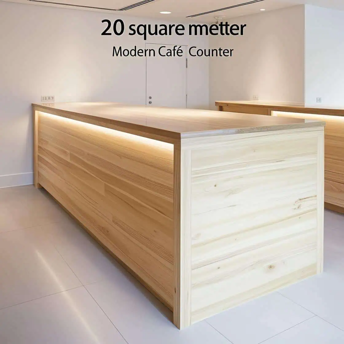 Quay cafe dep 20m2 bang go hien dai 2