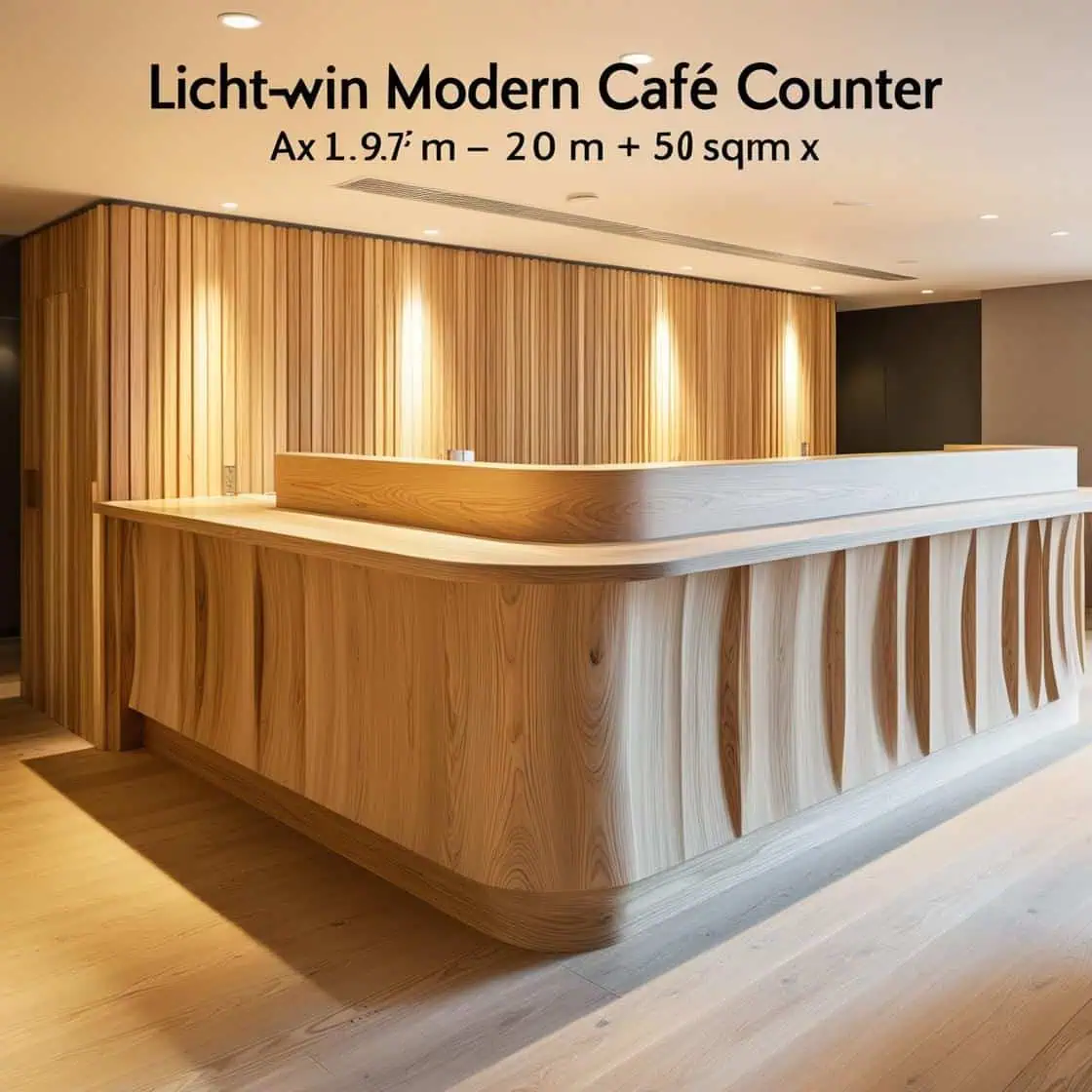 Quay cafe dep 20m2 bang go hien dai 7