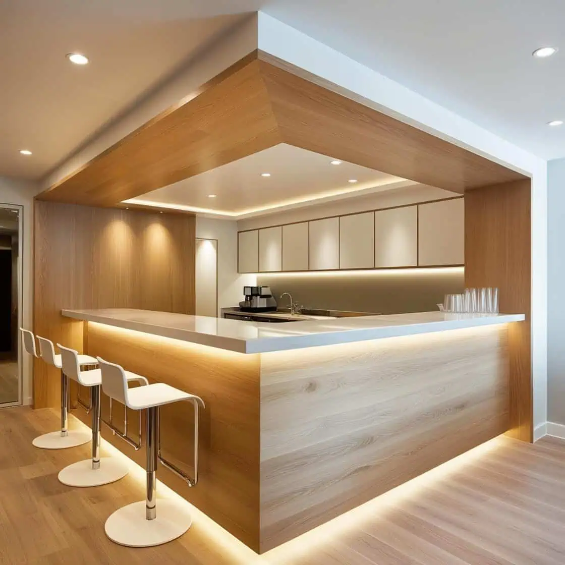 Quay cafe dep 30m2 bang go hien dai 4
