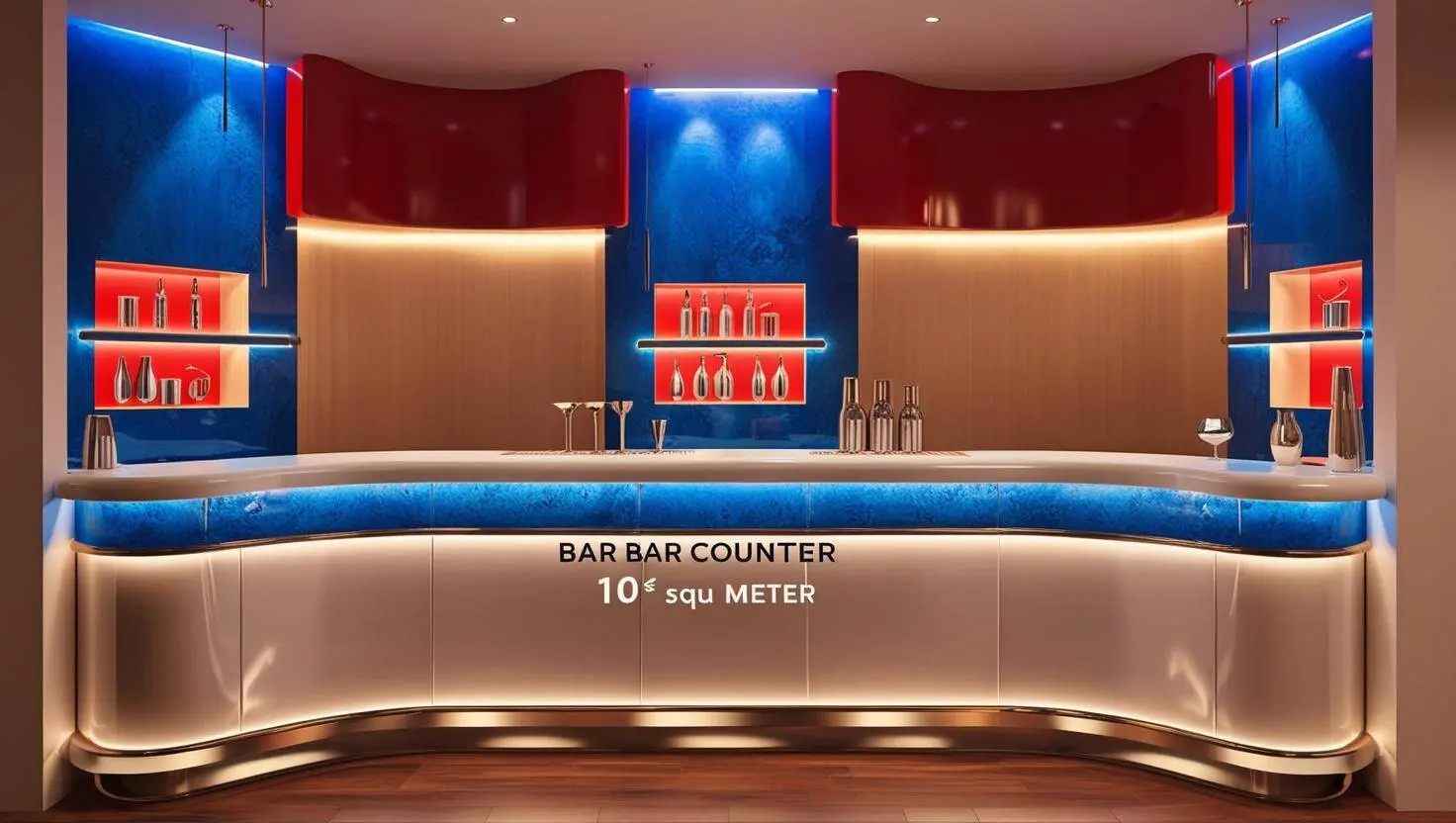 Quầy pha chế đẹp cho quán bar và nhà hàng (2)
