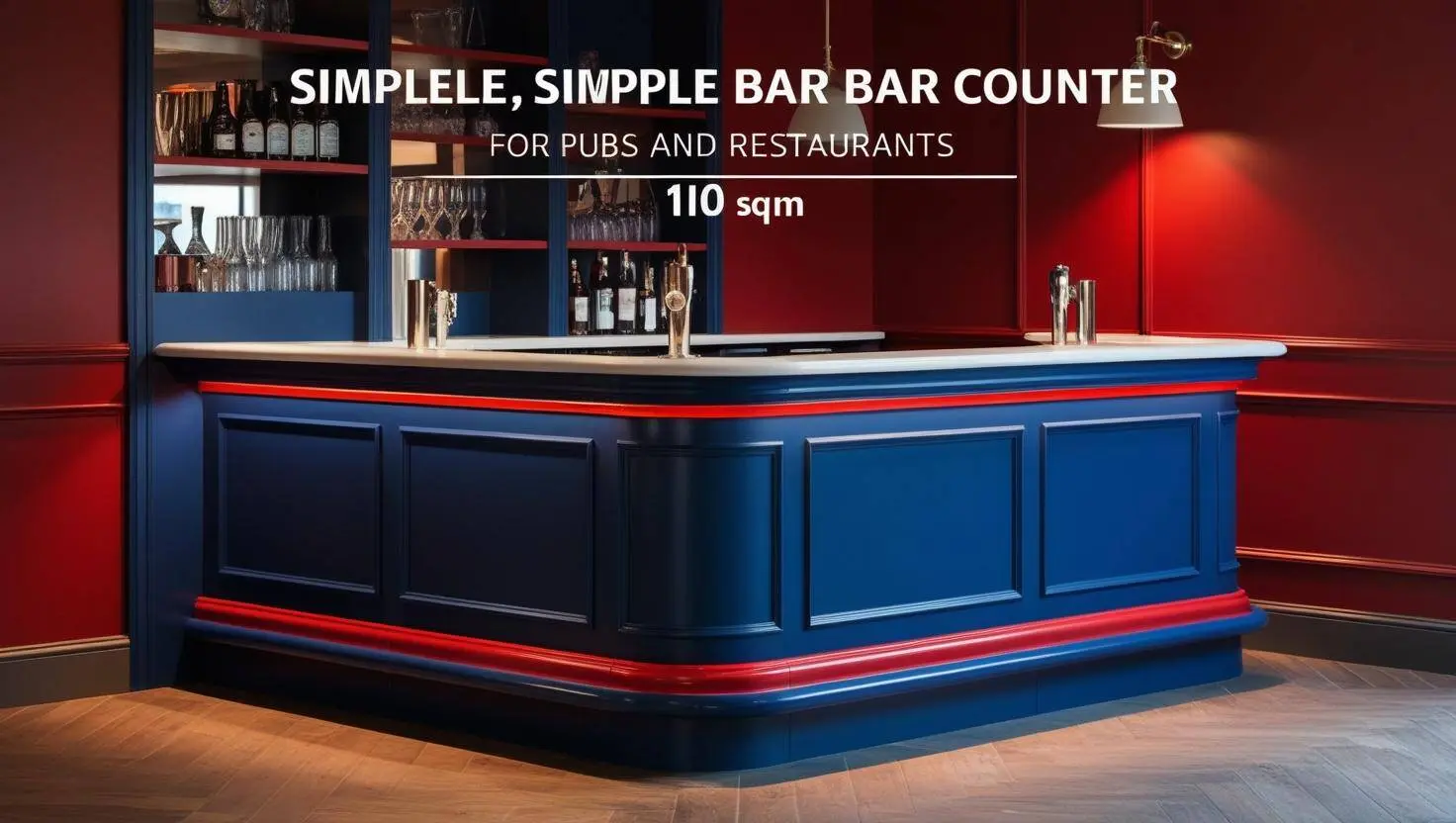 Quầy pha chế đẹp cho quán bar và nhà hàng (7)