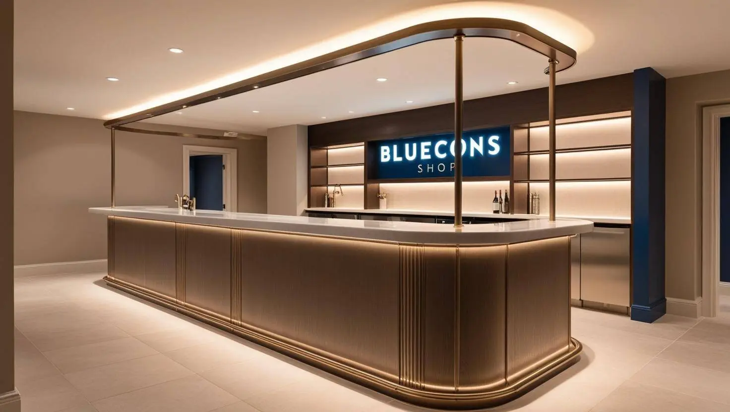 Quầy pha chế phù hợp với không gian quán Quầy Pha Chế Phù Hợp Với Không Gian Quán