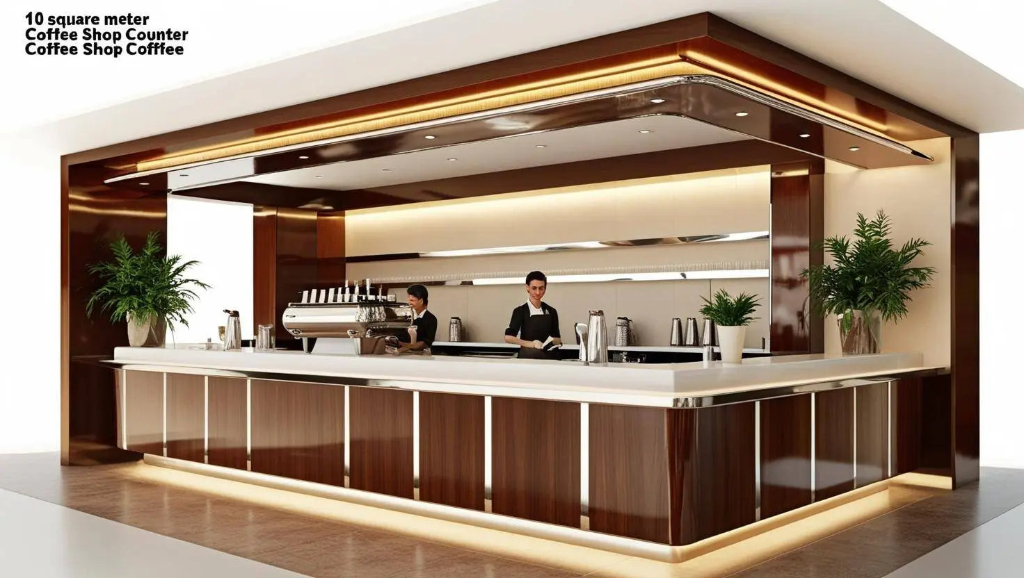 Quầy pha chế quán cà phê (6)
