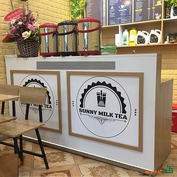 Quầy pha chế trà sữa