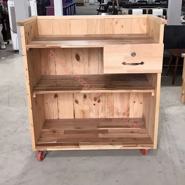 Thanh lý quầy pha chế cà phê gỗ