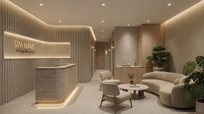 Thi Công Spa Long An 3 Thi Công Spa Tại Long An Tiến Giang - Thiết Kế 3D - Thi Công Trọn Gói - Bàn Giao Dung Hẹn