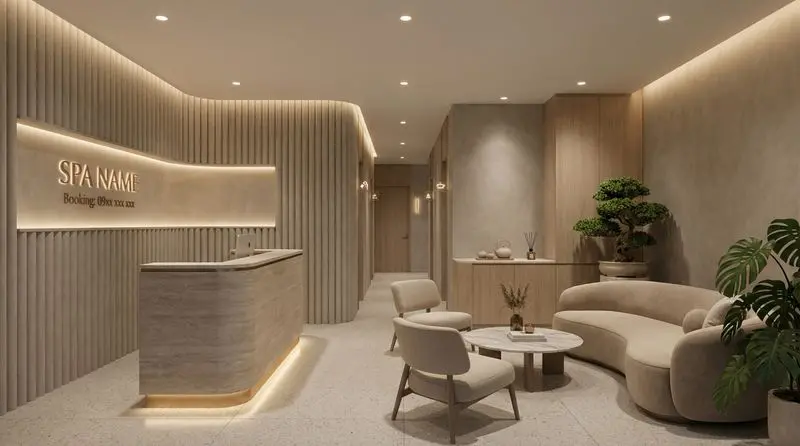 Thi Công Spa Tại Long An Tiến Giang - Thiết Kế 3D - Thi Công Trọn Gói - Bàn Giao Dung Hẹn